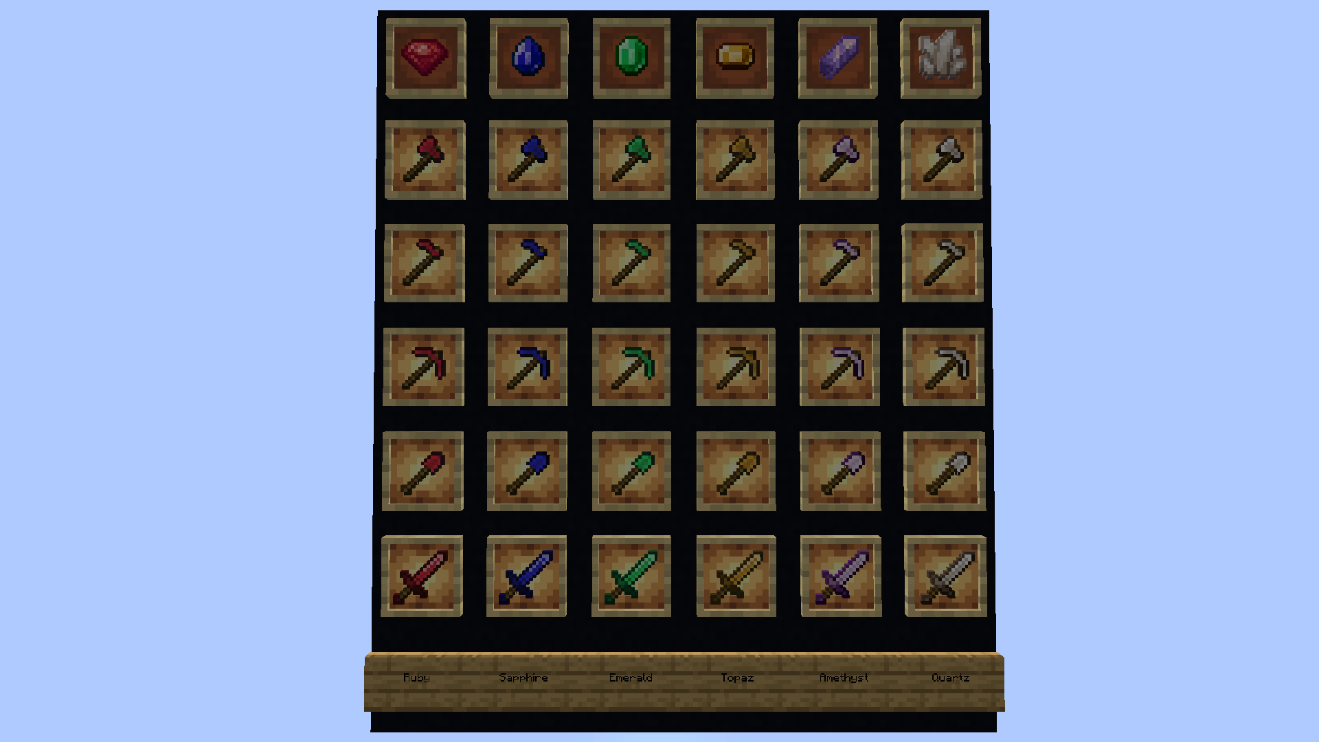Gems and Crystals Mod