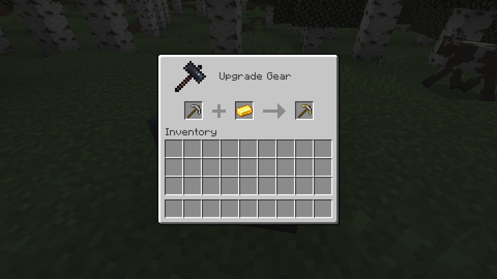 Gold tipped iron tools