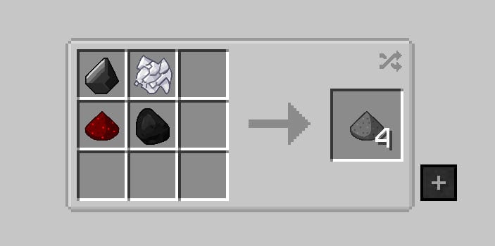 Gunpowder Recipe Mod