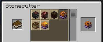 Halloween Stonecutter Miniblock Recipes