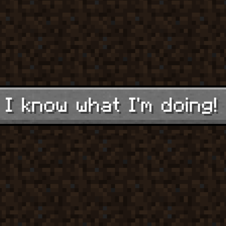 I know what I'm doing! [FABRIC/FORGE]