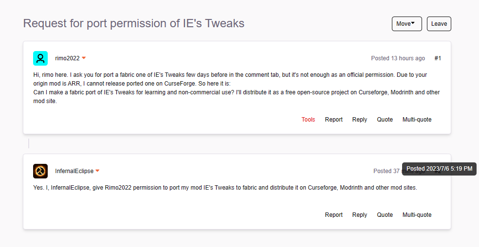 IE's Tweaks (Fabric)