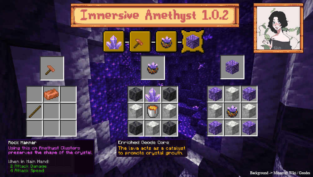 Immersive Amethyst: Emergent Geology
