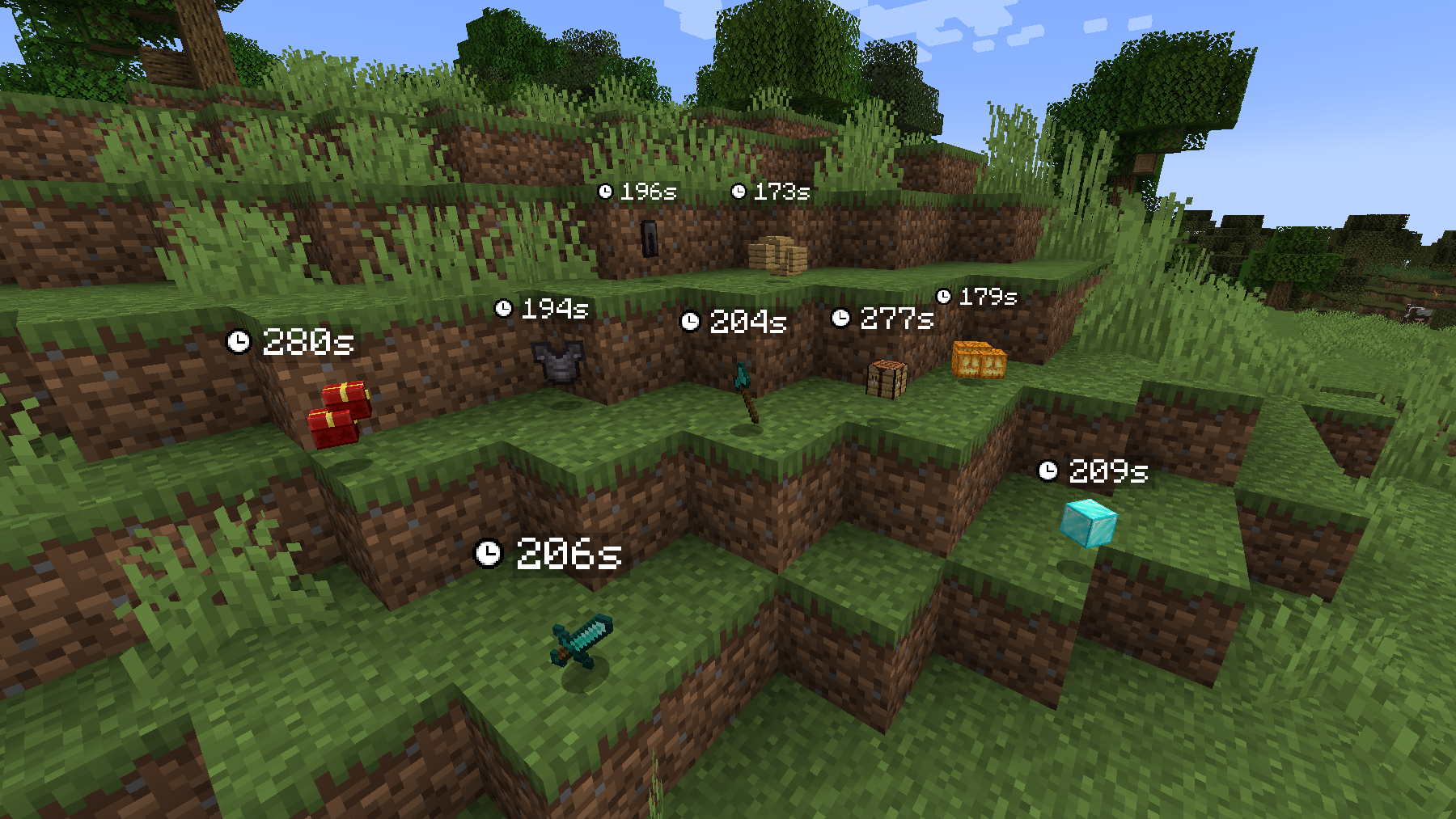 Minecraft First Time Spawn Screen Скачать Item Despawn Timer — Minecraft Моды — MetaMods