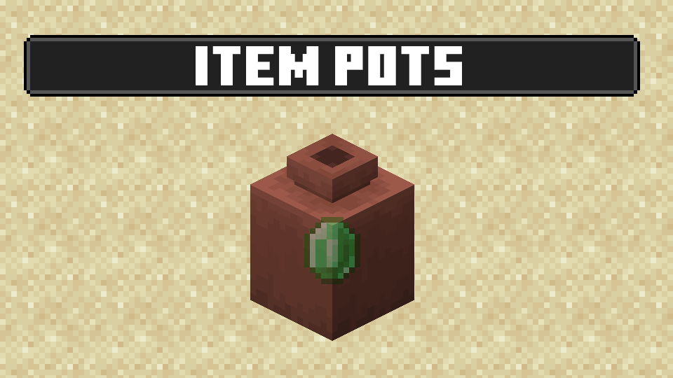 Item Pots (depreciated)