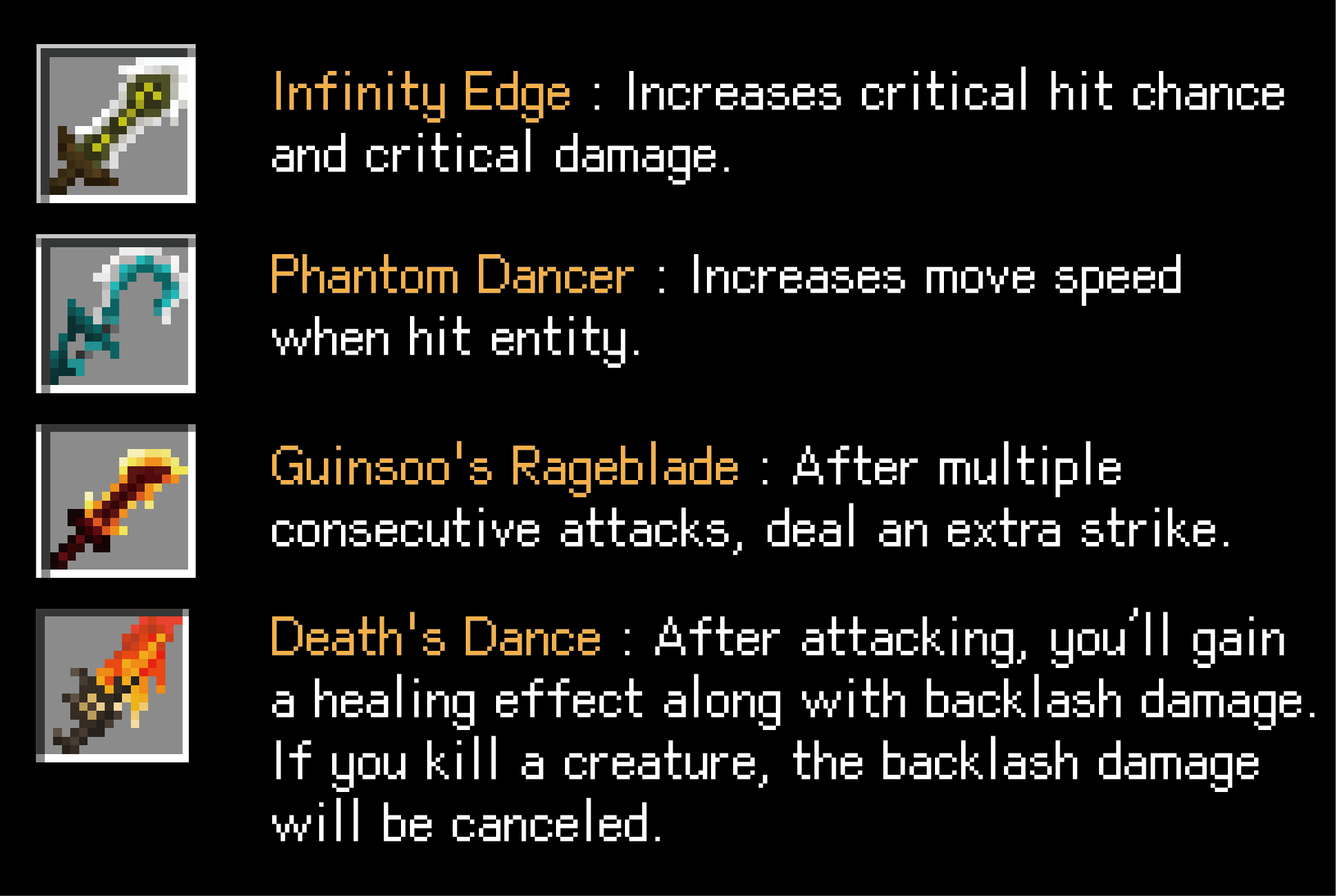 Just-In LOL(weapons)