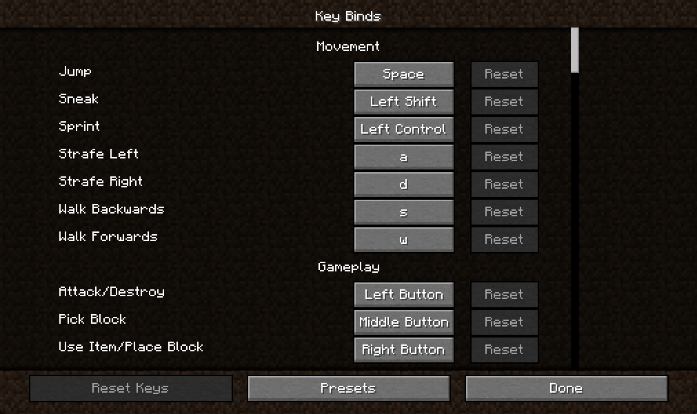 Keybind Mapper Скачать Keybind Presets — Minecraft Моды — MetaMods