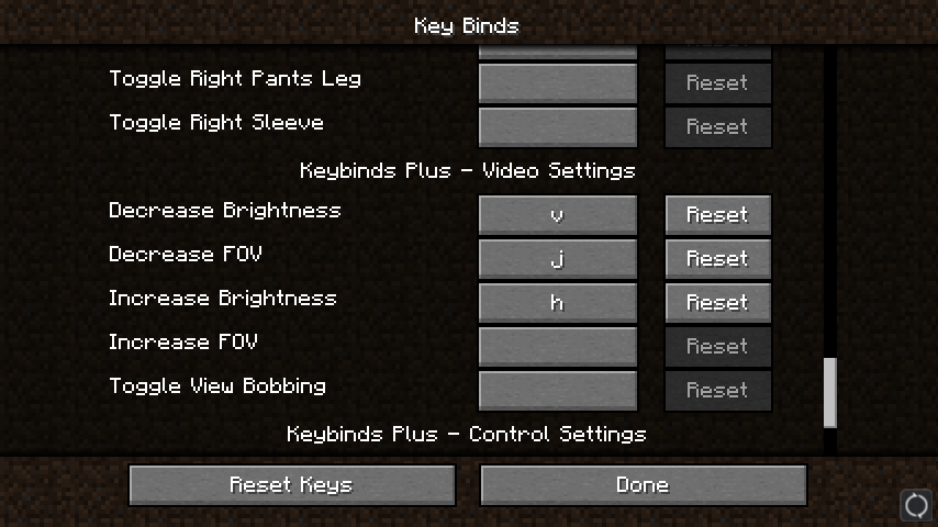 Keybinds Plus