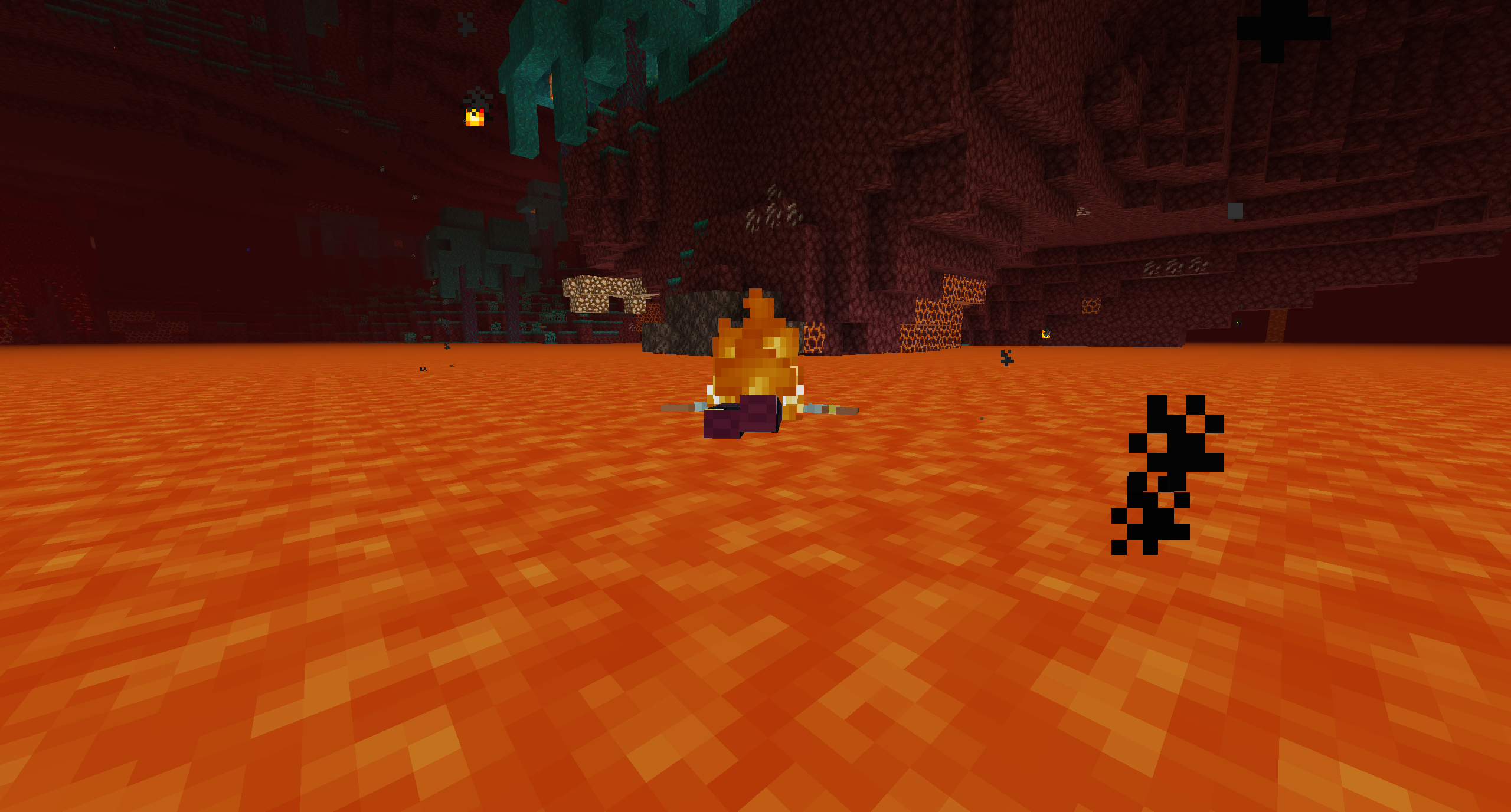 Lava swimming