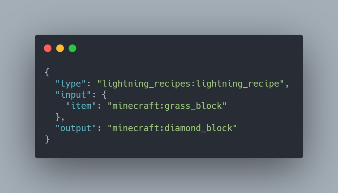 Lightning Recipes
