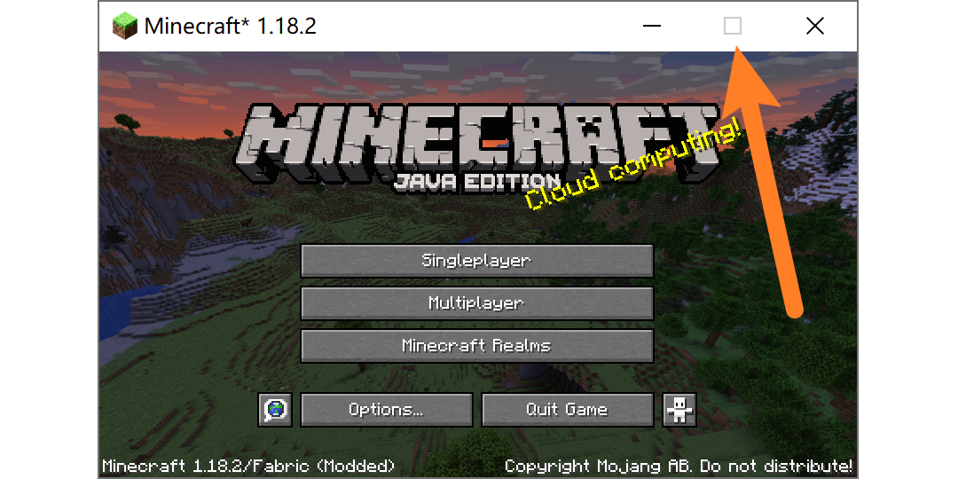 Locked Window Size