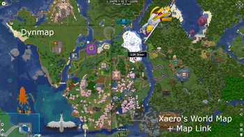 Map Link  (formerly Remote Player Waypoints for Xaero's Map)