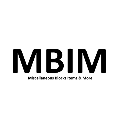 Miscellaneous Blocks Items & More