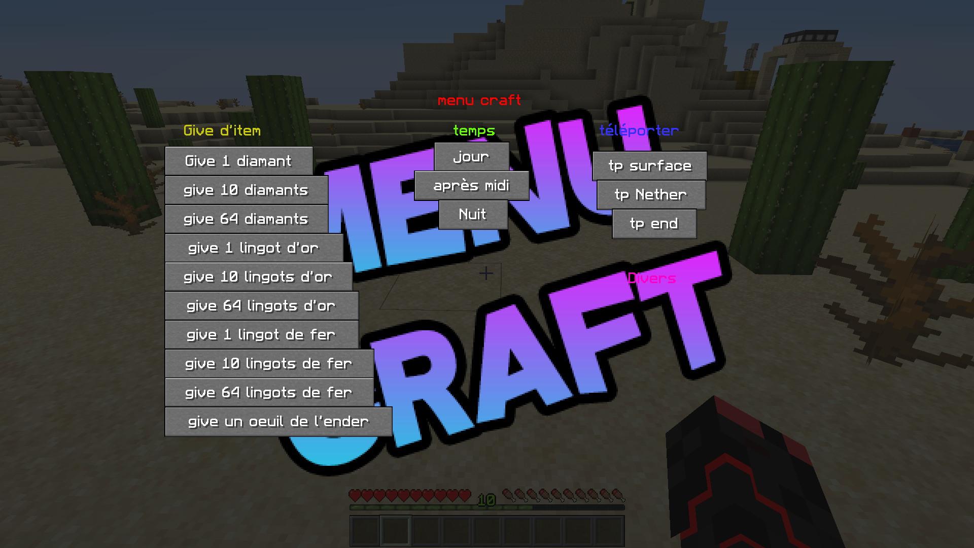Галерея menu craft — Minecraft Моды — MetaMods