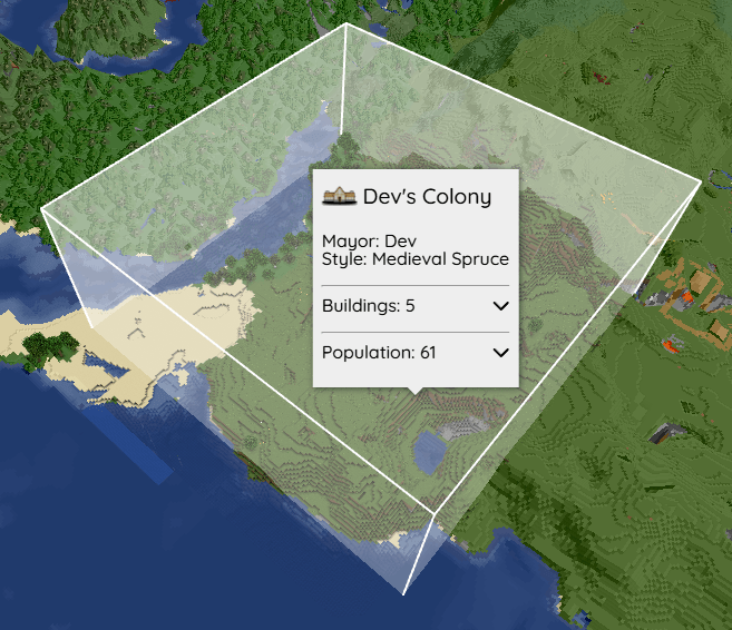Minecolonies - BlueMap Integration