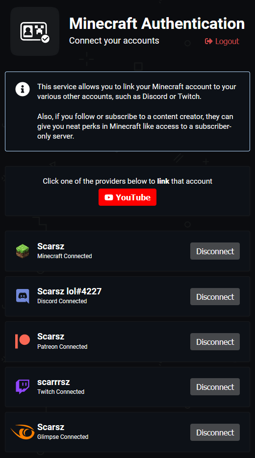 Minecraft Authentication