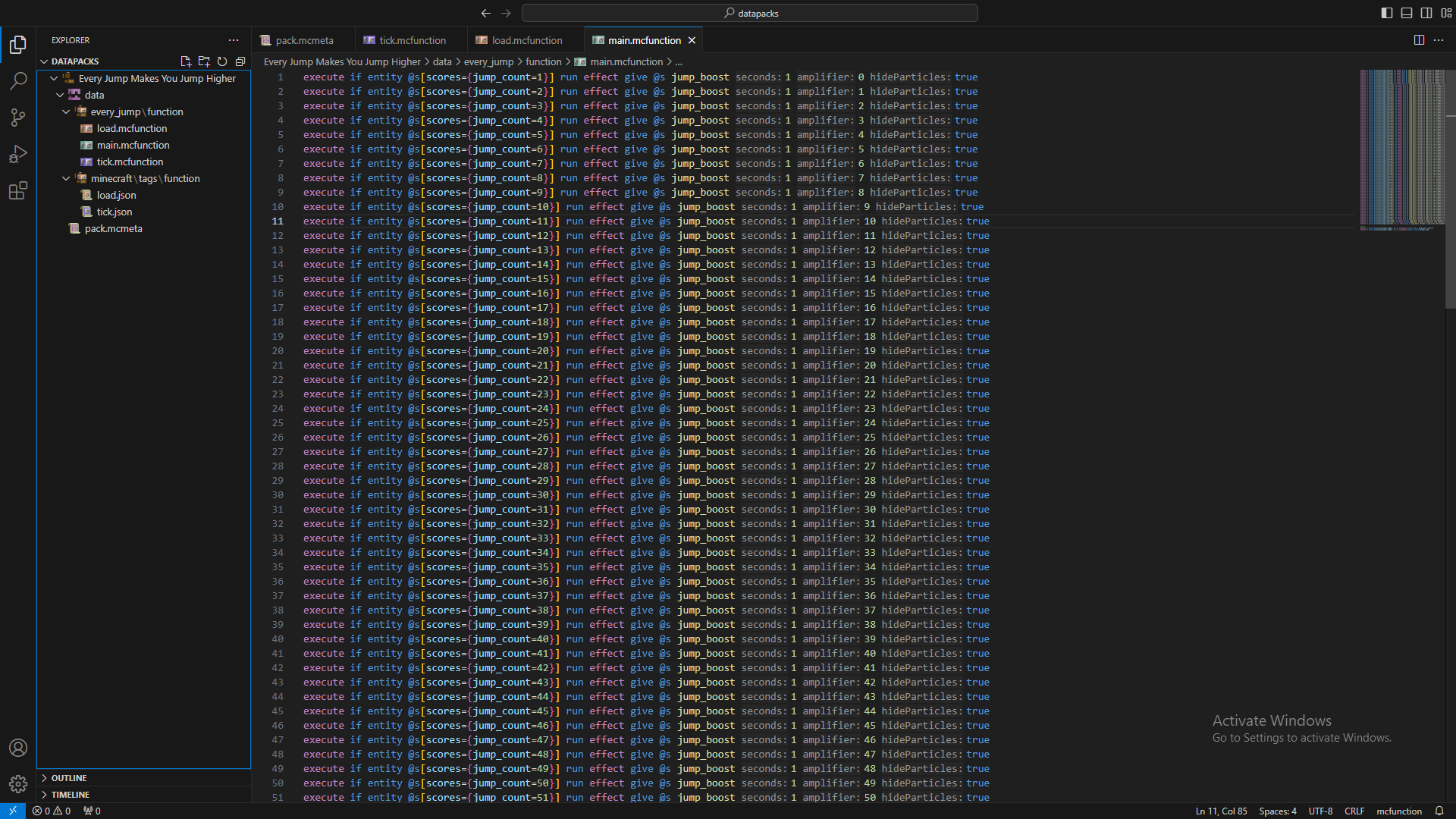 [Minecraft But] Every Jump Makes You Jump Higher