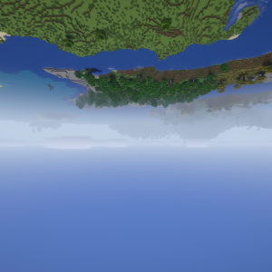 Minecraft but upside down