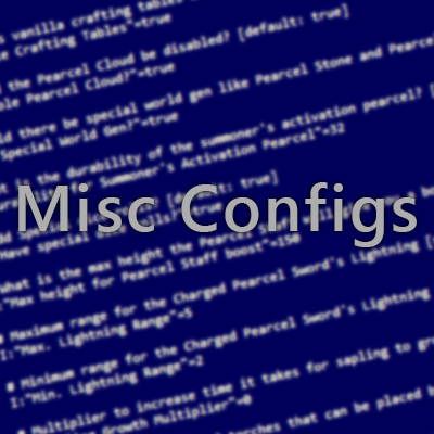 Misc Configs