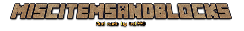 MiscItemsAndBlocks