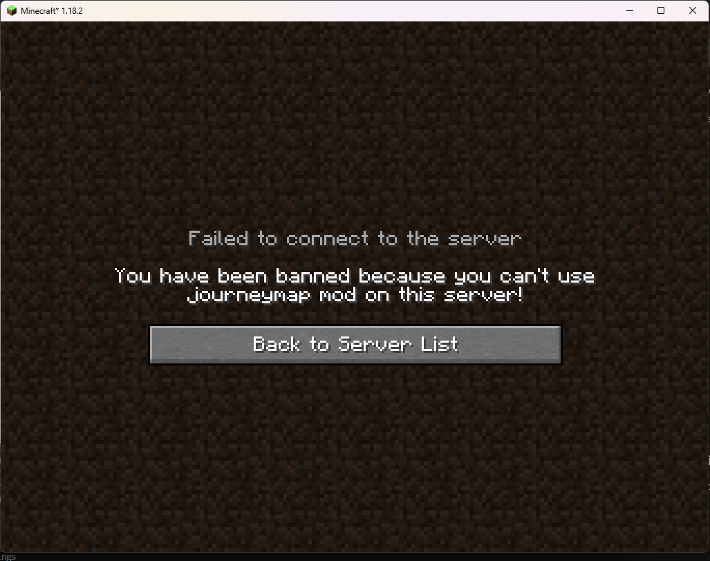 Mod Blacklist