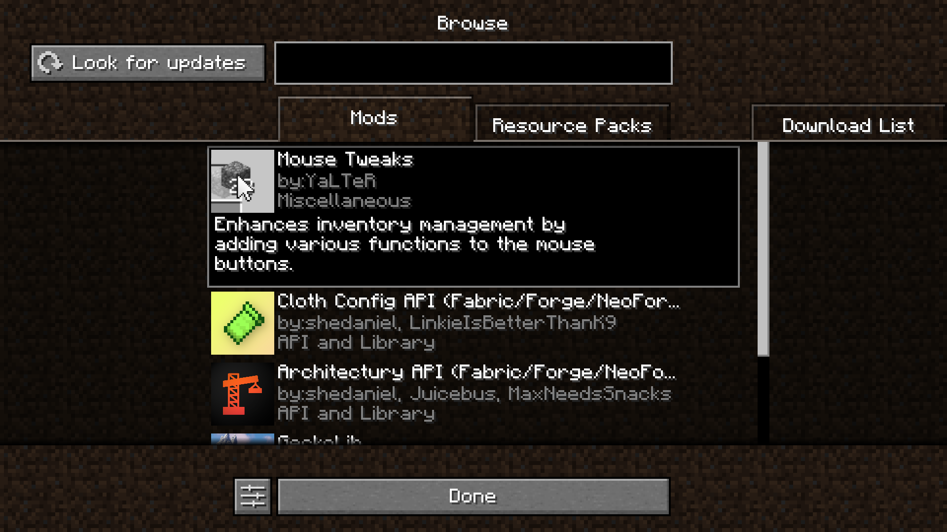 Скачать Mod Browser — Minecraft Моды — MetaMods