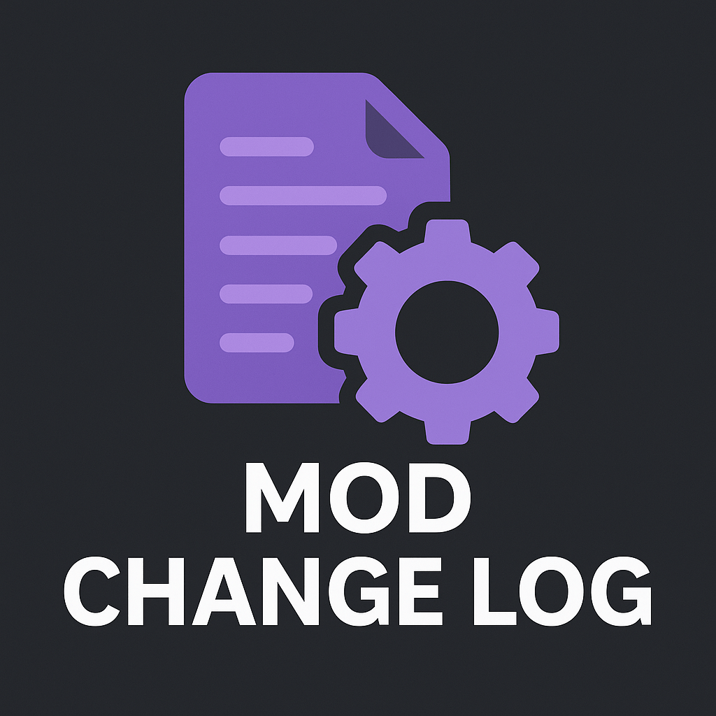 Mod Change Log