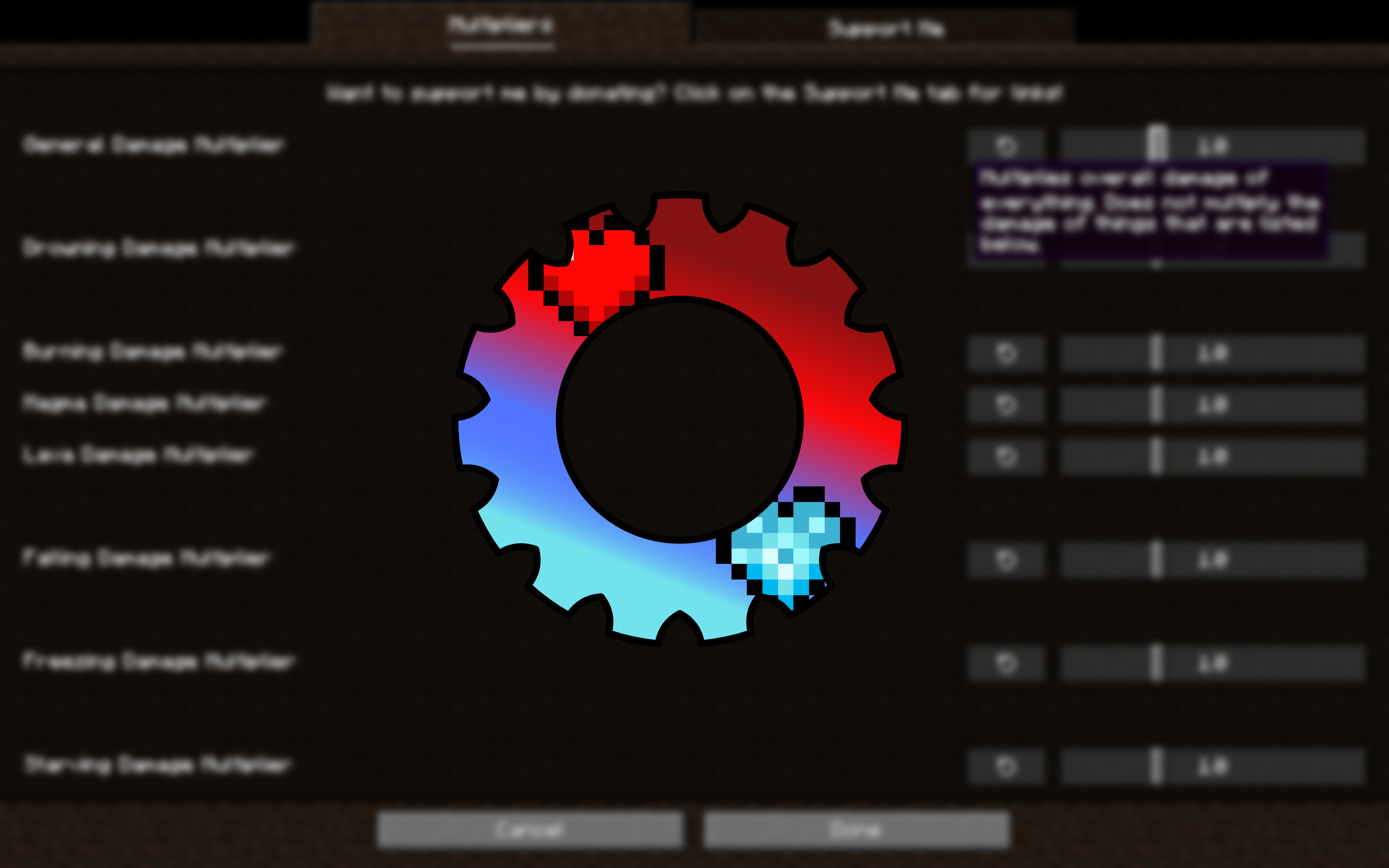 Download Modifiable Damage — Minecraft Mods — MetaMods
