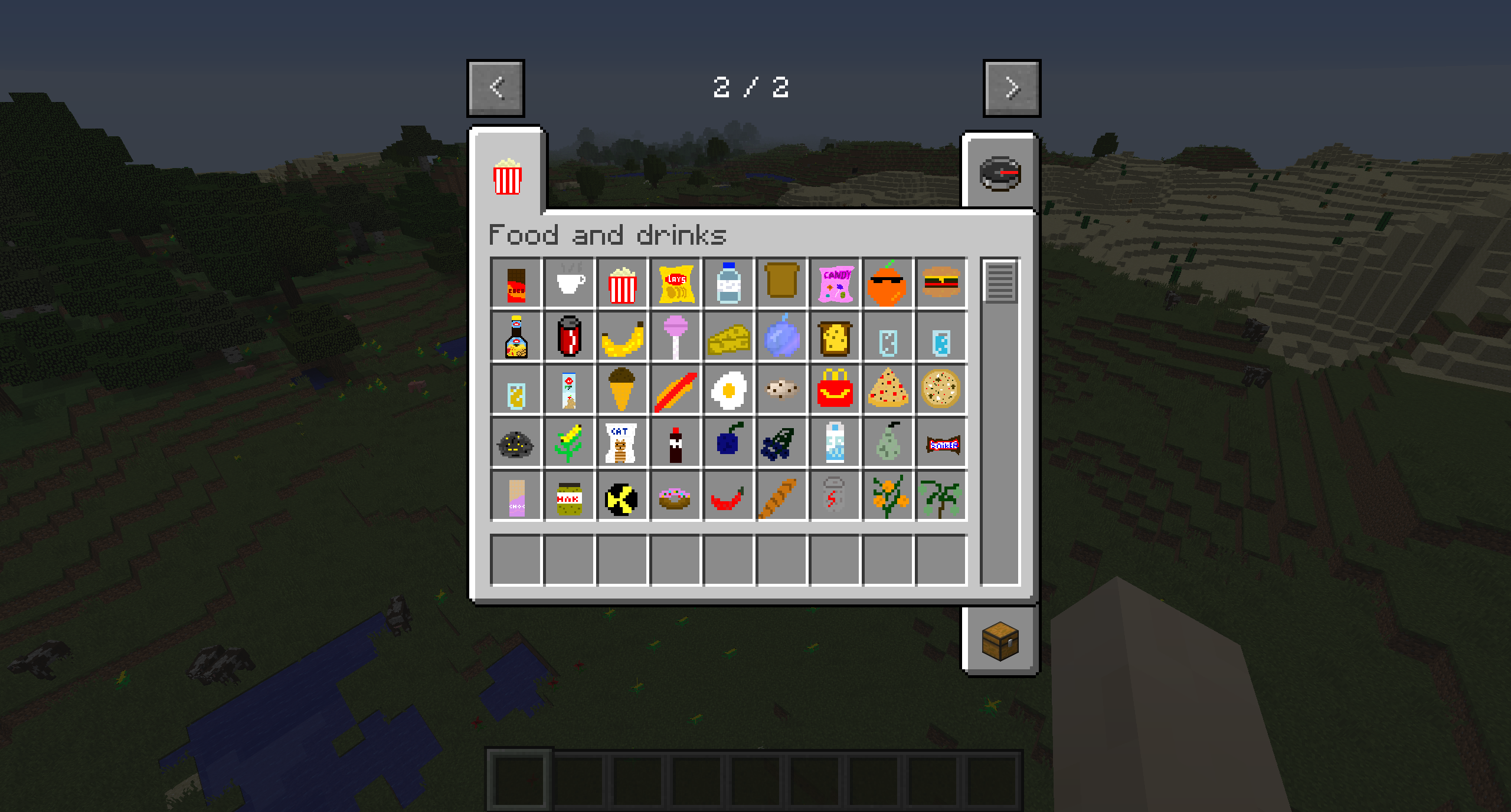 more food and drinks