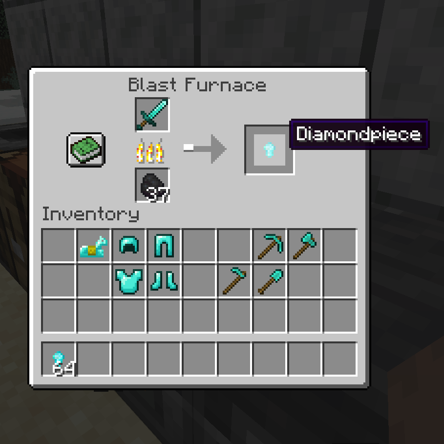 More Smelting (Smelt Diamond, Leather and stone items)
