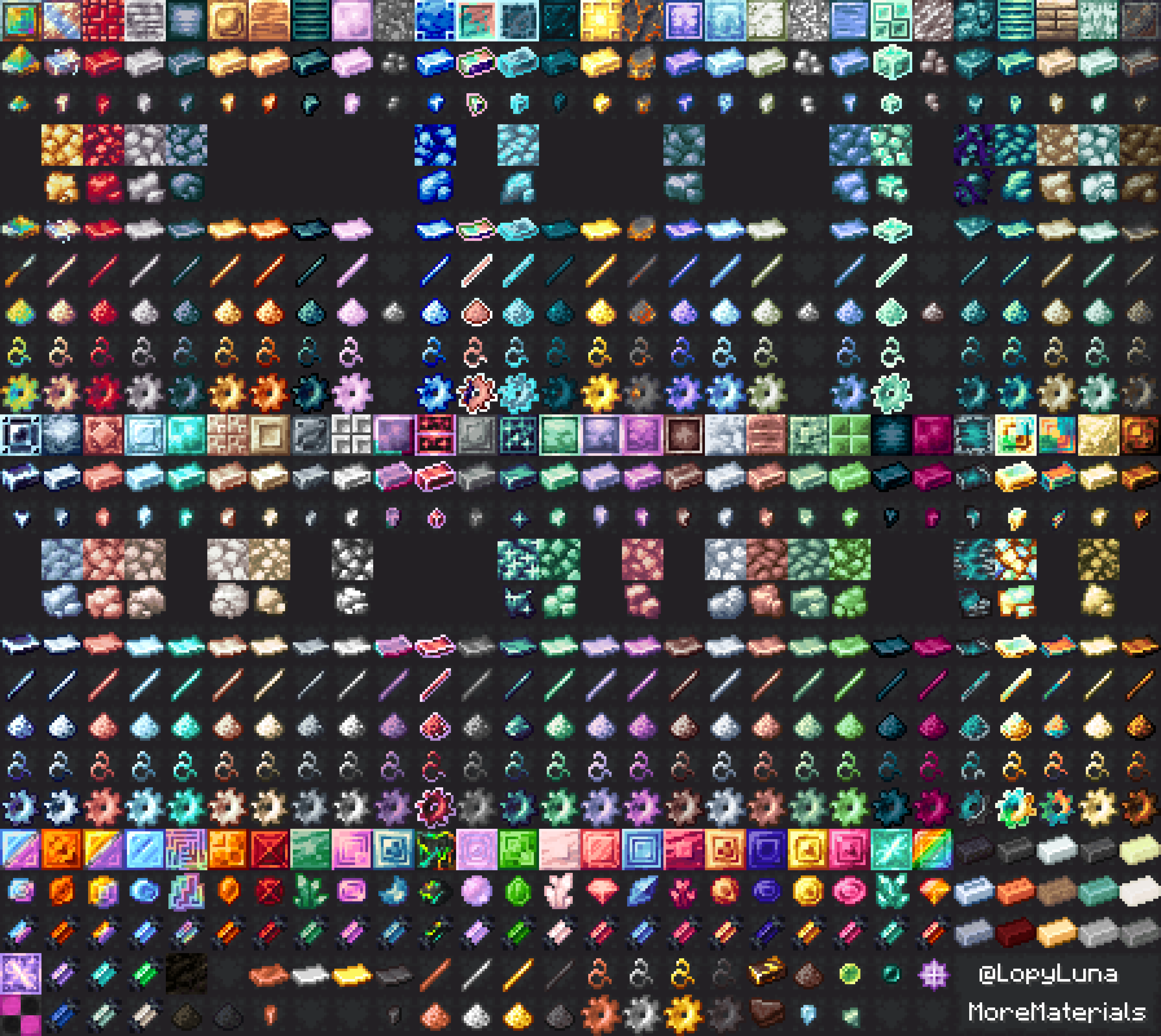 Lopy's More Materials