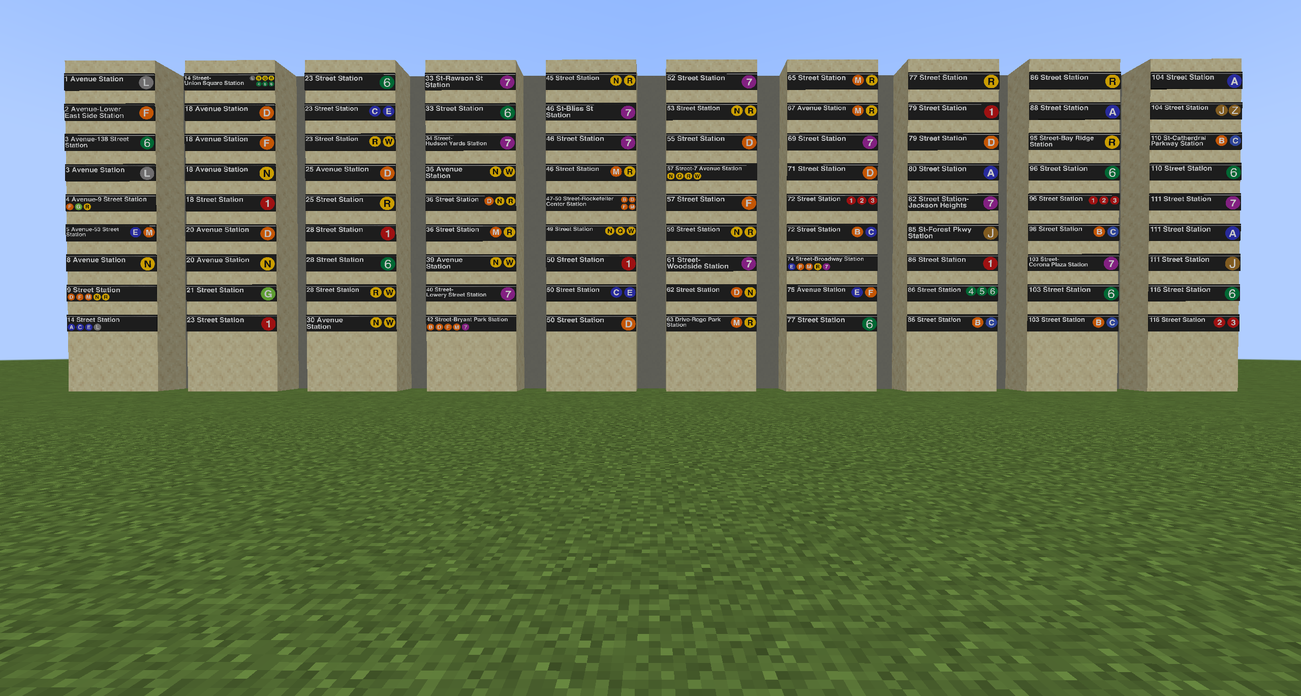 MTA - New York City Subway Signs