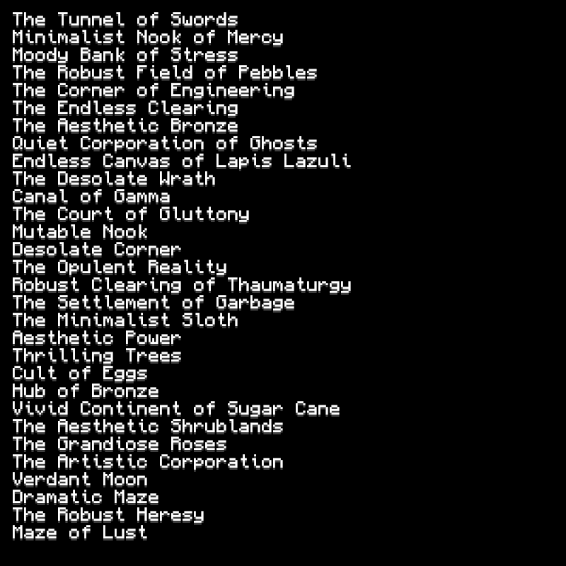 Naming Unconvention
