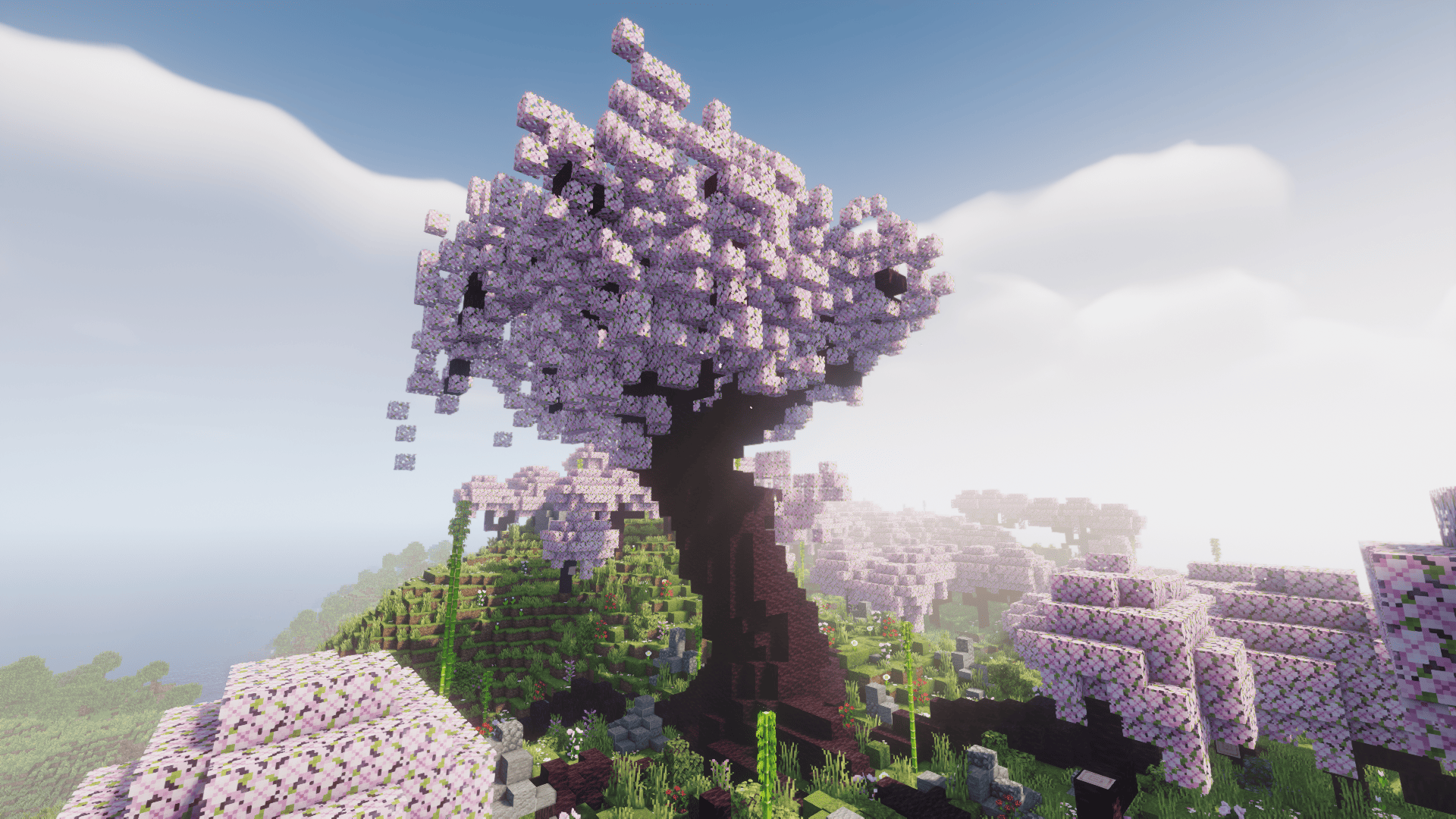 Nebulus cherry blossom tree