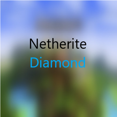 Netherite Diamond