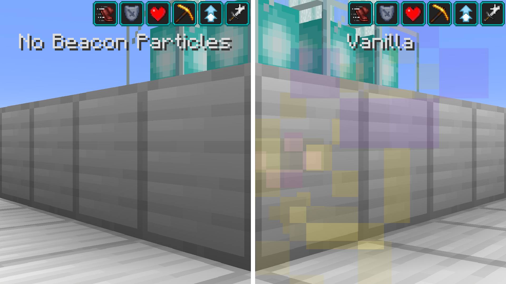 No Beacon Particles