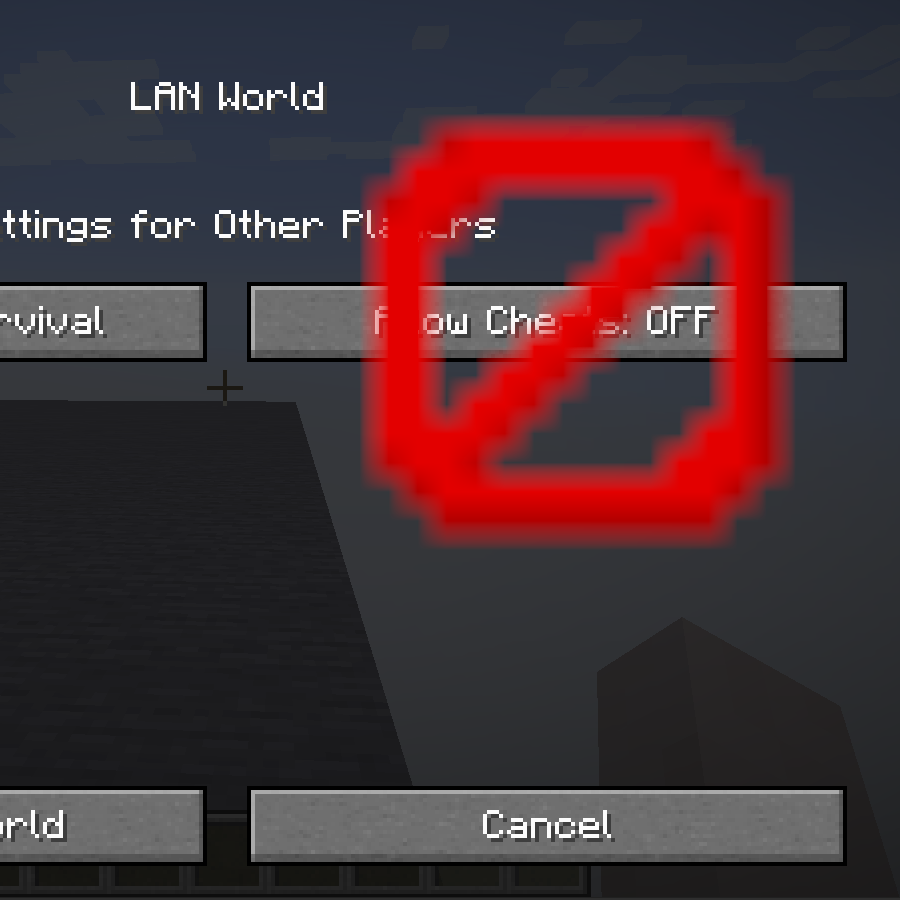 No LAN Cheats