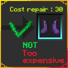 NOT Too expensive