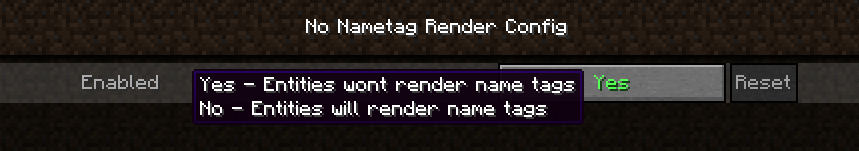 No Nametag Render