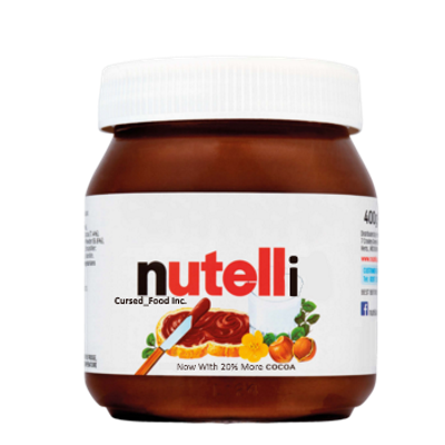 Nutelli (A Sweetened Peanut Cocoa Spread) And Peanuts