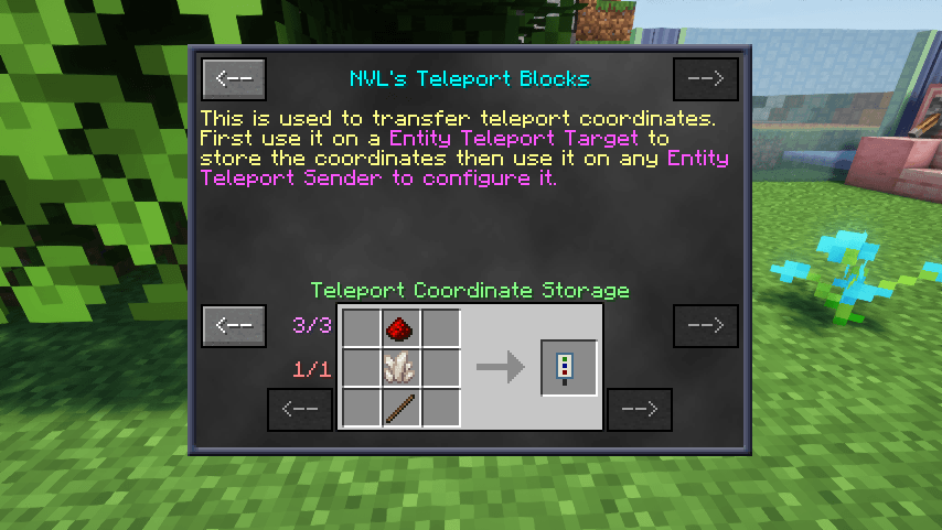 NVL's Teleport Blocks