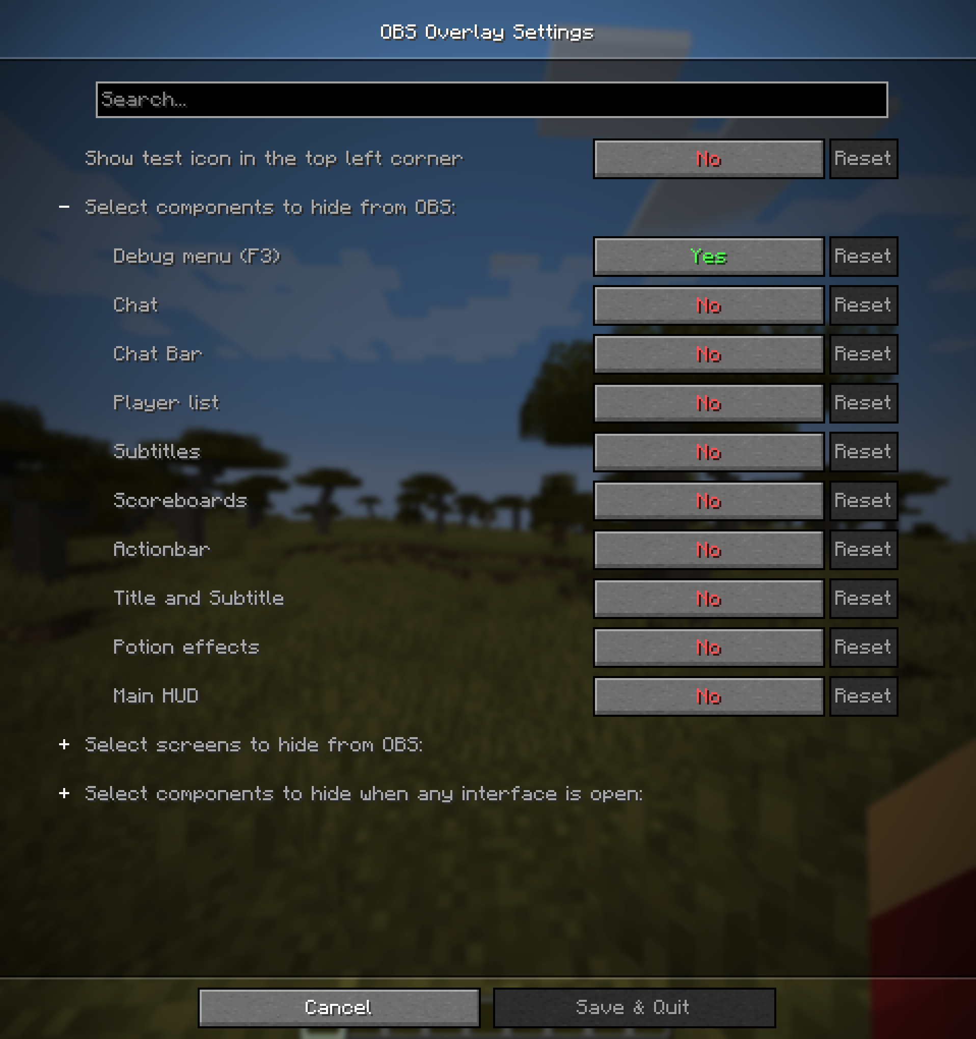 Minecraft Input Overlay Mod Download OBS Overlay — Minecraft Mods — MetaMods