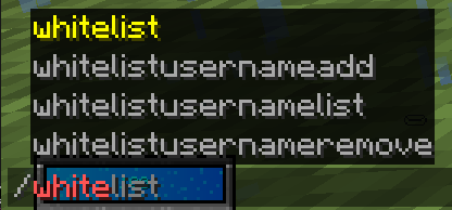 Offline Whitelist - Username-Based