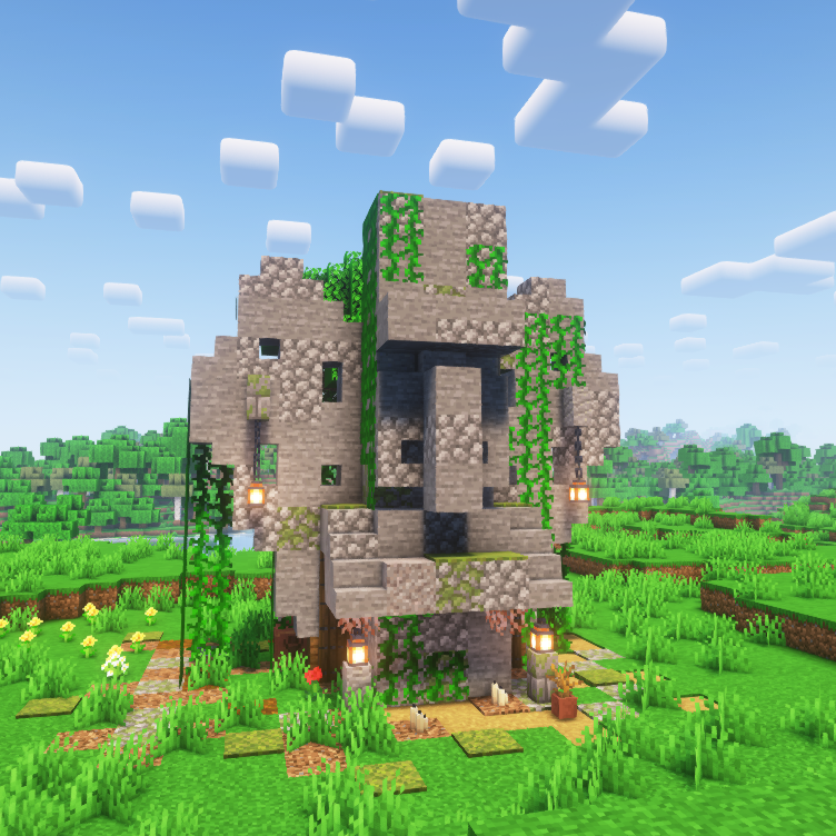 Old Villager Statue