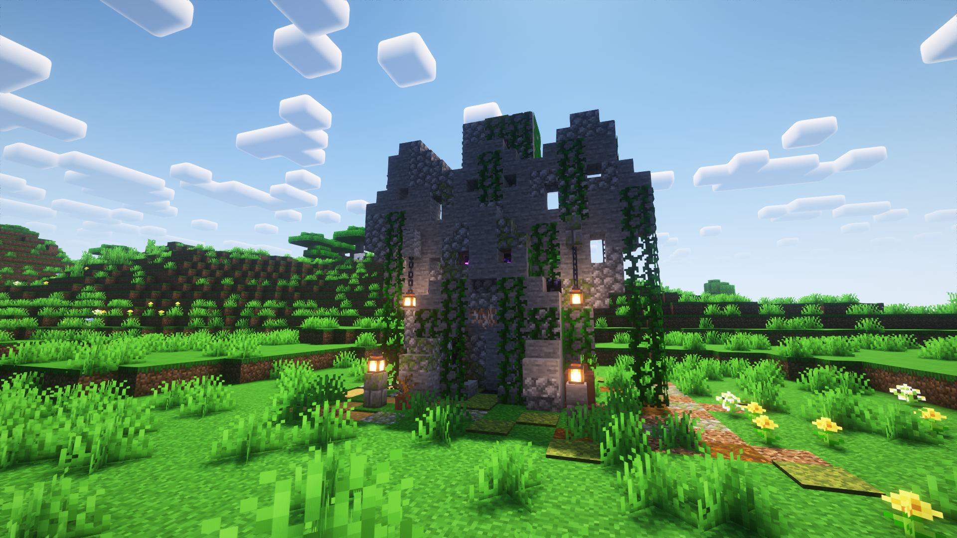 Old Villager Statue