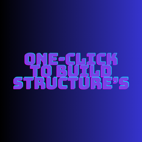 One Click Building Gallery One-Click To Build Structure's — Minecraft Mods — MetaMods