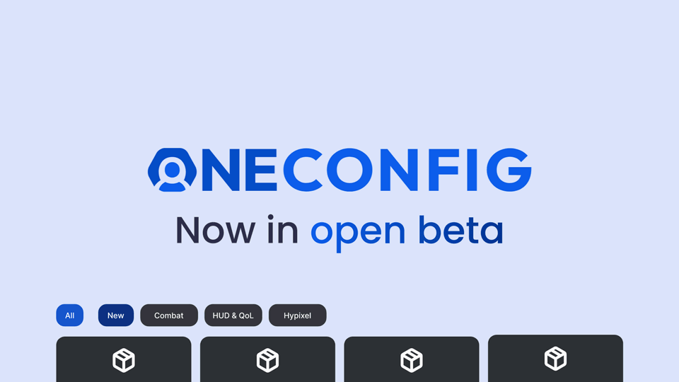 OneConfig Bootstrap