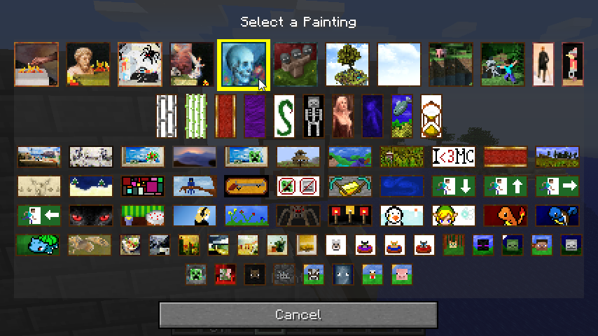 Painting Selection Gui Revamped[DEAD] (is now called PAINTINGS++)