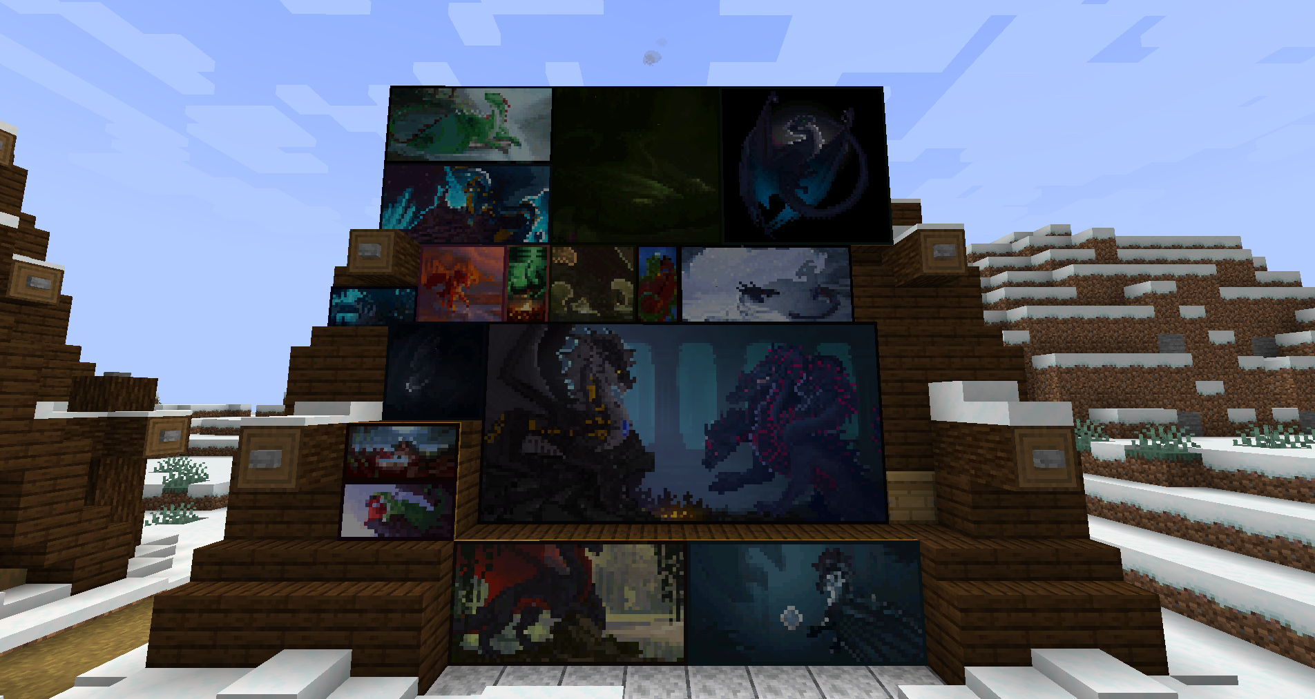 Paintings with Dragons