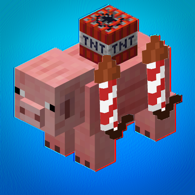 Pigs with Fireworks